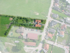 Luftaufnahme unseres Grundstücks